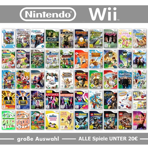 Nintendo wii spiele wahl - nintendo, 🚨